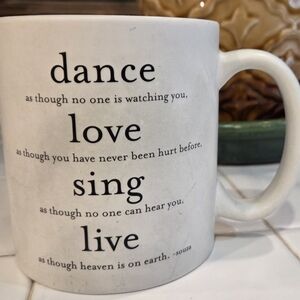 Inspirational White Ceramic Mug